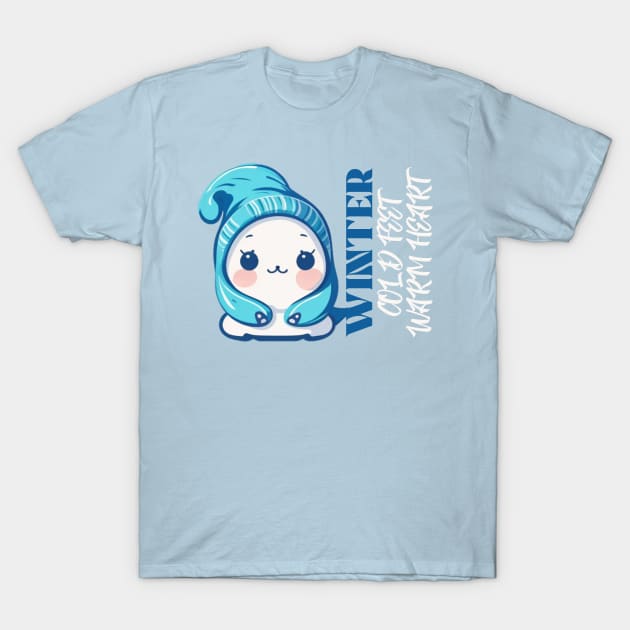 cutest winter T-Shirt by AOAOCreation